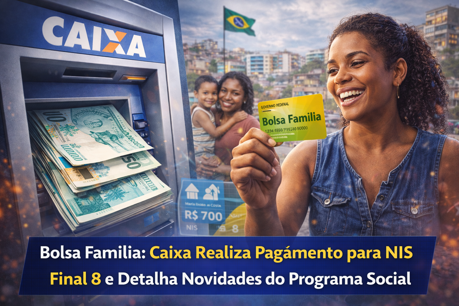 Bolsa Família: Caixa Realiza Pagamento para NIS Final 8 e Detalha Novidades do Programa Social