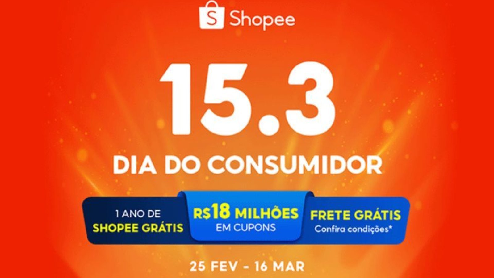 Shopee Celebra o Dia do Consumidor com Descontos e Cupons Exclusivos no 15.3