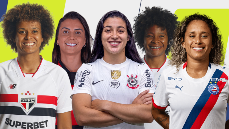 Prêmio TV Brasil Petrobras Para Elas: Conheça as Finalistas do Meio-Campo na Seleção da Temporada 2026